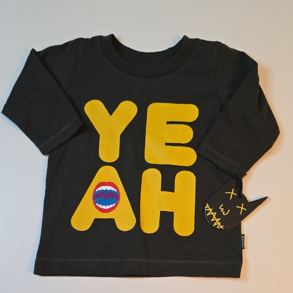 Munster Long Sleeve Shirt with Yellow Graphic